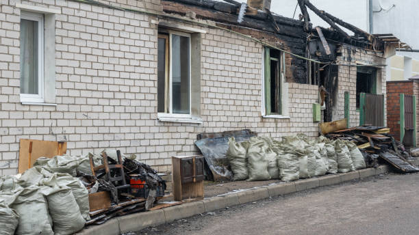 Professional Soot Cleanup technician working in Lebanon, PA